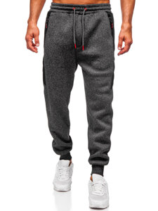 Pantalón jogger de chándal forrado para hombre grafito Bolf Q1102