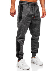 Pantalón jogger de chándal forrado para hombre grafito Bolf Q1200