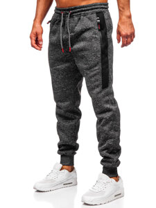 Pantalón jogger de chándal forrado para hombre grafito Bolf Q1201