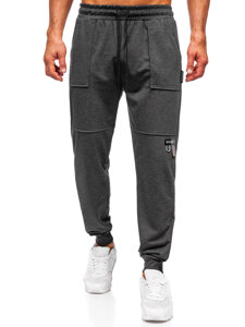 Pantalón jogger de chándal para hombre antracita Bolf JX6365