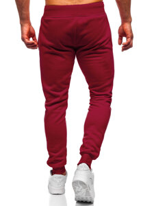 Pantalón jogger de chándal para hombre burdeos Bolf XW01-A