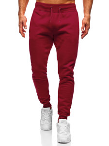 Pantalón jogger de chándal para hombre burdeos Bolf XW01-A