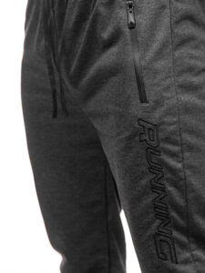 Pantalón jogger de chándal para hombre grafito Bolf JX6352