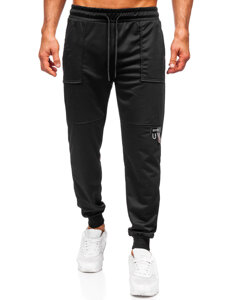 Pantalón jogger de chándal para hombre negro Bolf JX6365