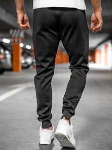 Pantalón jogger de chándal para hombre negro Bolf K10122A