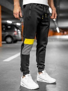 Pantalón jogger de chándal para hombre negro Bolf K10122A