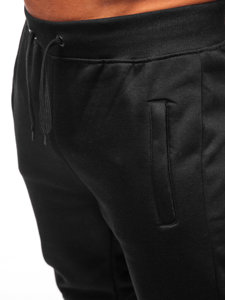 Pantalón jogger de chándal para hombre negro Bolf XW06