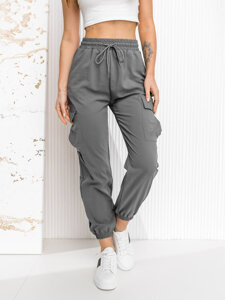 Pantalón jogger de chándal para mujer grafito Bolf W7866