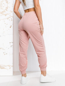 Pantalón jogger de chándal para mujer rosa Bolf W7822