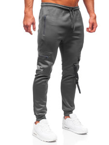 Pantalón jogger de combate forrado para hombre grafito Bolf HW2206