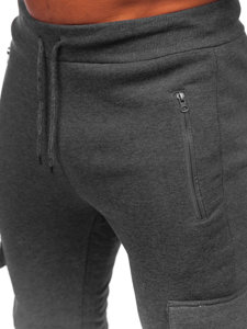 Pantalón jogger de combate forrado para hombre grafito Bolf HW2207