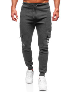 Pantalón jogger de combate forrado para hombre grafito Bolf HW2207