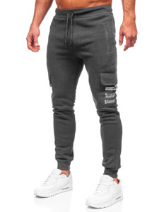 Pantalón jogger de combate forrado para hombre grafito Bolf HW2207