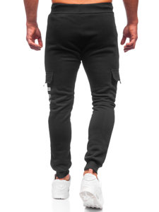 Pantalón jogger de combate forrado para hombre negro Bolf HW2207