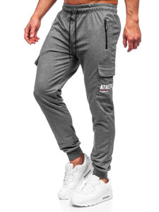 Pantalón jogger de combate para hombre antracita Bolf JX5061