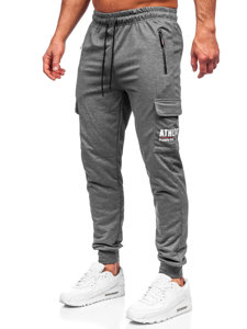 Pantalón jogger de combate para hombre antracita Bolf JX5061