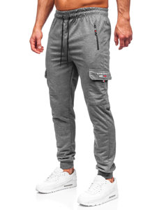 Pantalón jogger de combate para hombre antracita Bolf JX5065