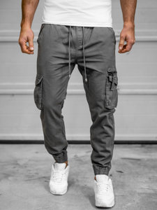 Pantalón jogger de combate para hombre grafito Bolf MP0181GA