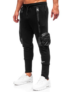 Pantalón jogger de combate para hombre negro Bolf 6583