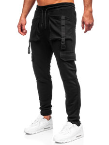 Pantalón jogger de combate para hombre negro Bolf 6584