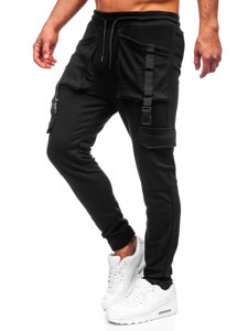 Pantalón jogger de combate para hombre negro Bolf 6584