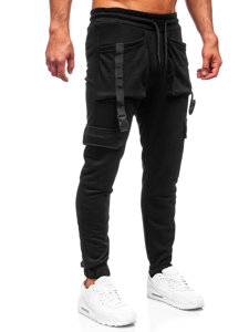 Pantalón jogger de combate para hombre negro Bolf 6584