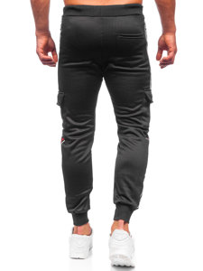 Pantalón jogger de combate para hombre negro Bolf HR209