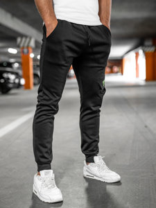 Pantalón jogger de combate para hombre negro Bolf HW2173