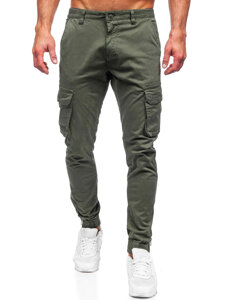 Pantalón jogger de tela cargo para hombre caqui Bolf 77322