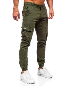 Pantalón jogger de tela cargo para hombre caqui Bolf JM5502