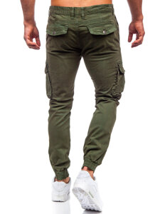 Pantalón jogger de tela cargo para hombre caqui Bolf JM5502