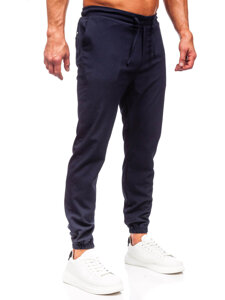 Pantalón jogger de tela para hombre azul tinta Bolf 0065