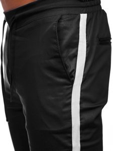 Pantalón jogger de tela para hombre color negro Bolf 0013