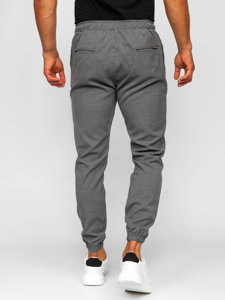 Pantalón jogger de tela para hombre grafito Bolf 0065