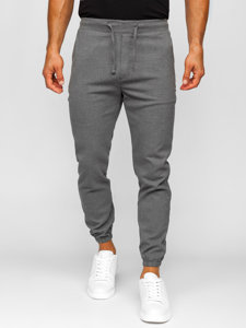 Pantalón jogger de tela para hombre grafito Bolf 0065