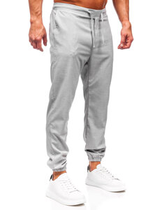 Pantalón jogger de tela para hombre gris Bolf 0065