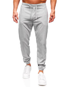 Pantalón jogger de tela para hombre gris Bolf 0065