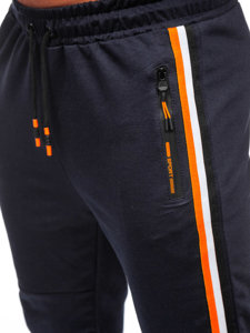 Pantalón jogger para hombre azul oscuro Bolf K10336