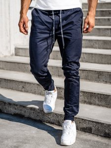 Pantalón jogger para hombre azul oscuro Bolf KA951