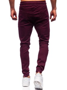 Pantalón jogger para hombre color burdeos Bolf 0906