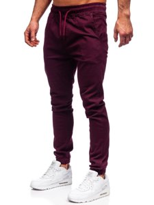 Pantalón jogger para hombre color burdeos Bolf 0906