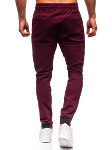 Pantalón jogger para hombre color burdeos Bolf B11119