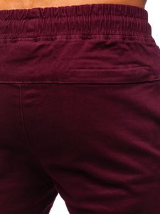 Pantalón jogger para hombre color burdeos Bolf B11119