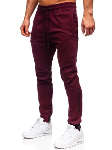 Pantalón jogger para hombre color burdeos Bolf B11119