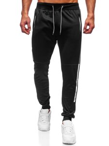 Pantalón jogger para hombre negro y grafito Bolf K50003