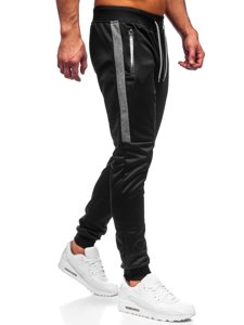 Pantalón jogger para hombre negro y grafito Bolf K50003