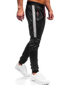 Pantalón jogger para hombre negro y gris Bolf K50003