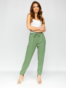 Pantalón jogger para mujer verde Bolf W5071