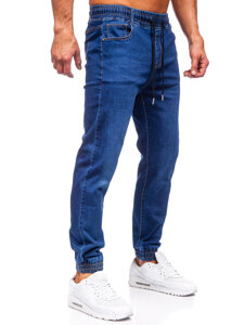 Pantalón vaquero jogger para hombre azul oscuro Bolf 8125