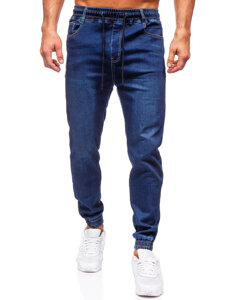 Pantalón vaquero jogger para hombre azul oscuro Bolf 8131